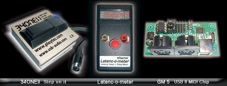USB Audio and MIDI products